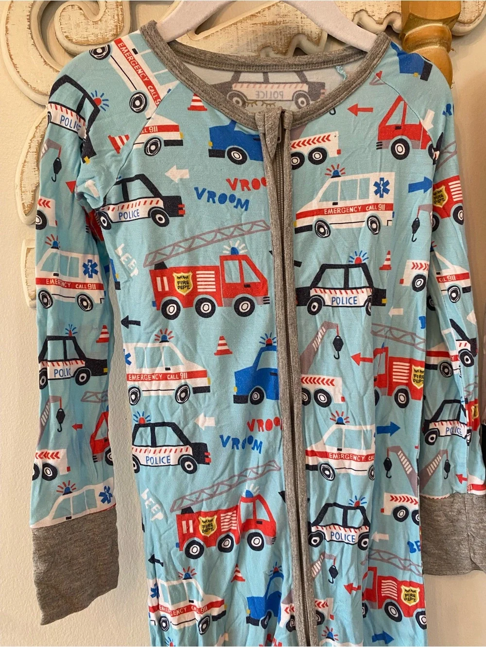 Little Sleepies Kids Bamboo Pajamas Bundle- to the rescue, pirates and stars. 3T